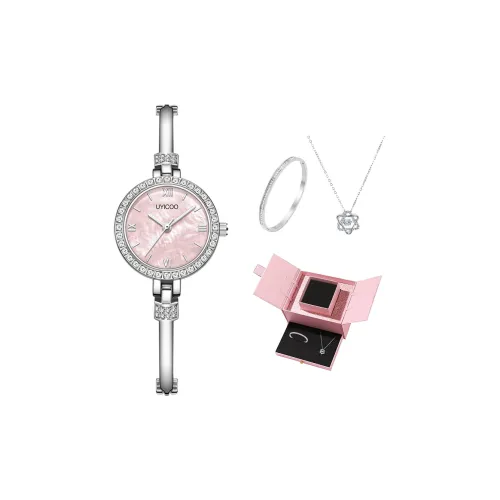 UYICOO Кварцевый механизм Женские часы 25,6 мм Жемчужная раковина Цвет