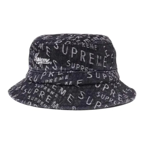Supreme 100% хлопок Панамы Унисекс Черный
