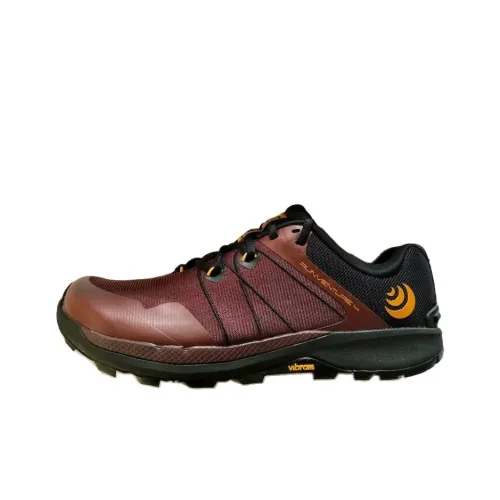 Topo Athletic Runventure 4 Износостойкий и Легкий Низкий Топ Беговые кроссовки Мужские Красный Черный Желтый