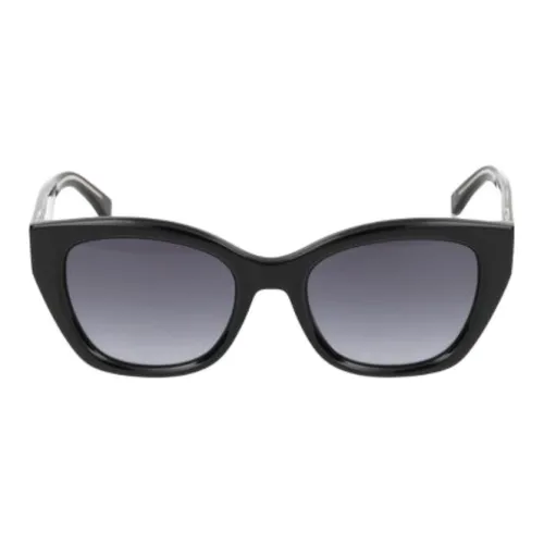 Tommy Hilfiger Ацетатные солнцезащитные очки "Кошачий глаз" Женские Черные