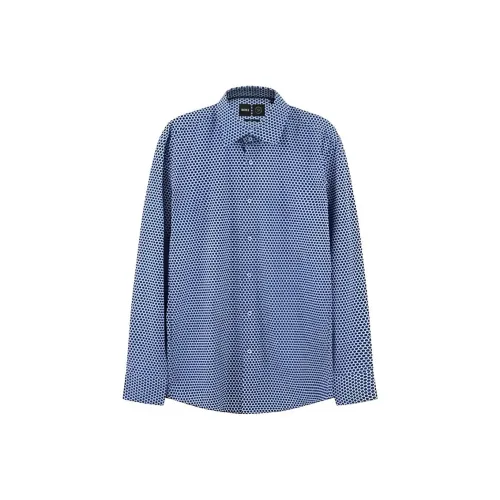 Hugo Boss Мужские Синие Рубашки