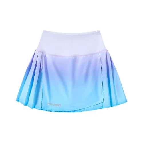 P.R IND Повседневные короткие юбки Женские Перо Волна Фиолетовый