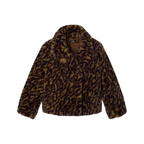 A.P.C. Joint Paragraph Коричневый Женский Пальто