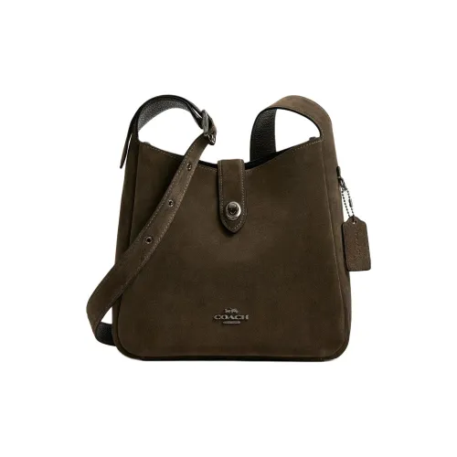COACH Hadley Коровья кожа Сумка через плечо Средняя Женская Армейский зеленый