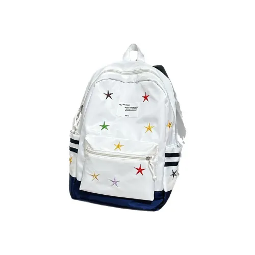 Lv Fielder Нейлон Рюкзак Средний Белый