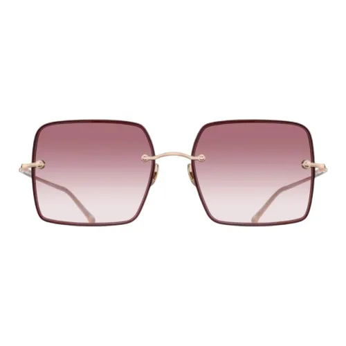 Matsuda Металл Квадрат Солнцезащитные очки Мужской Красный