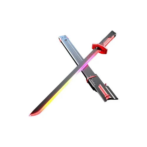 DUOMIAOYOU Синцзи Spark Blade BATTLE Axe Cool RUN Light Spray Laser Sword Light Up Toys