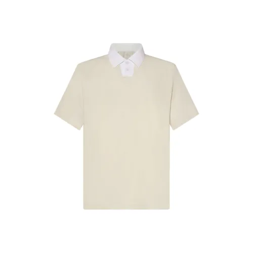 Oakley Бежевый Белый Мужская Поло