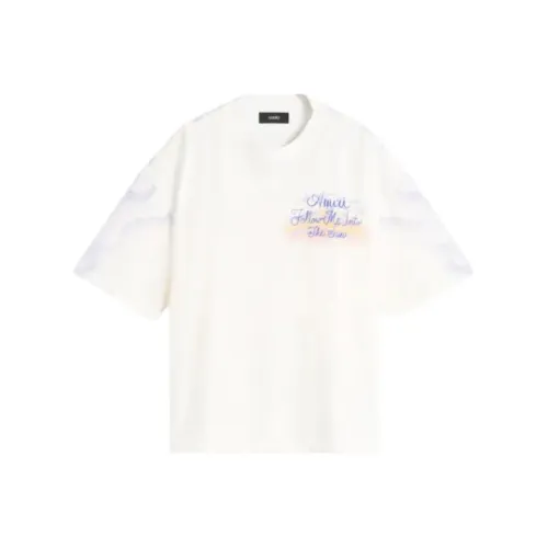 AMIRI Фиолетовые Женские T-рубашки