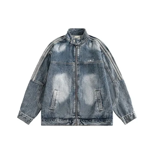 XIAOLIZI Синий Унисекс Джинсовые куртки