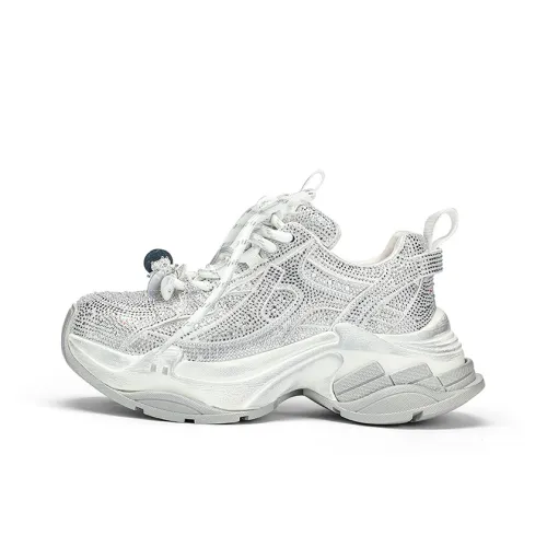 DESKISS Износостойкий Дышащий Легкий Увеличивающий Высоту Покрытие Низкий Топ Кроссовки с Толстой Подошвой Женские