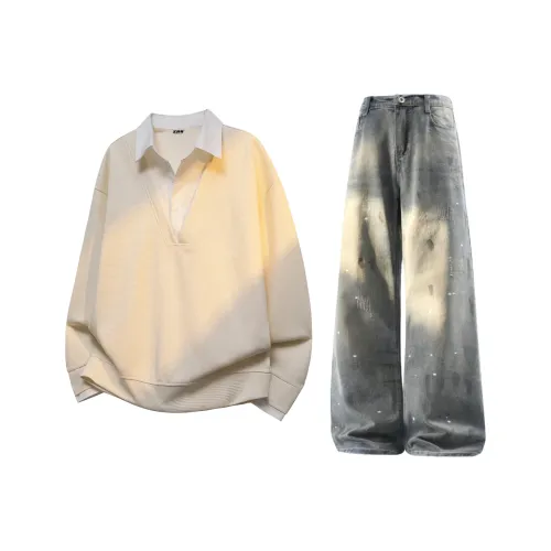 ZIRUNGE Унисекс Свитшот Комплекты