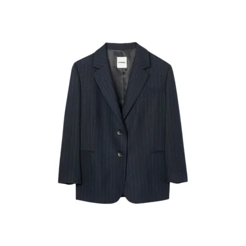 Sandro Темно-синий Женские Деловые костюмы