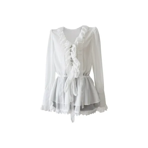 Icicofficial Белые Женские Рубашки