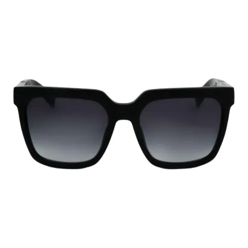Furla Ацетат Квадратные Солнцезащитные Очки Женские Черные