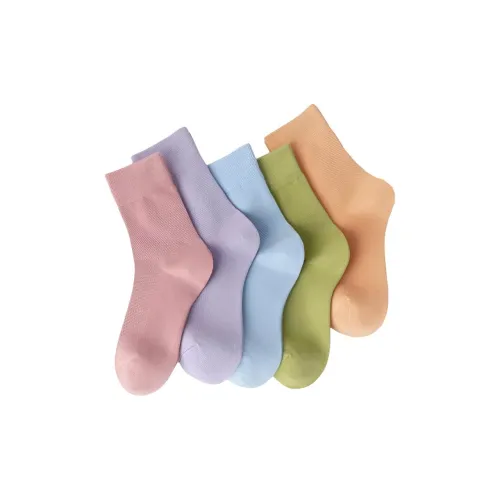 MIIOW Осенние и зимние весенние носки с высоким верхом женские 5 пар OF Mash ups