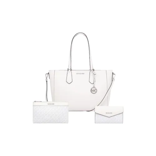 MICHAEL KORS MICHAEL KORS Luggage Collection Коммутирование Плечевая сумка Сумка Большая Женская Оптический Белый