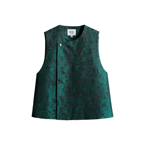 TOUCH Темно-зеленый Женский жилет