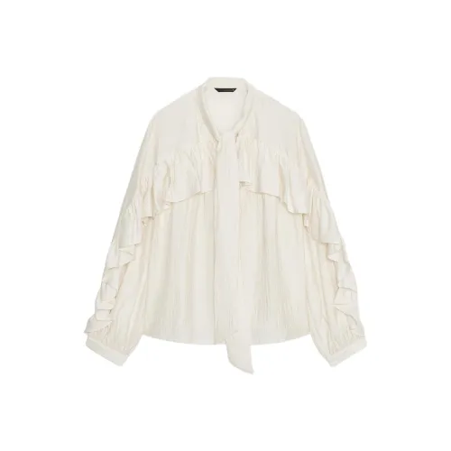 ZARA Белые Женские Рубашки