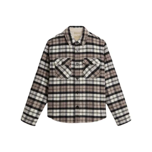 WOOLRICH Кремовые Мужские Рубашки