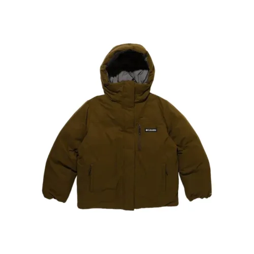 Columbia совместный бренд Оливково-зеленый Женский пуховик