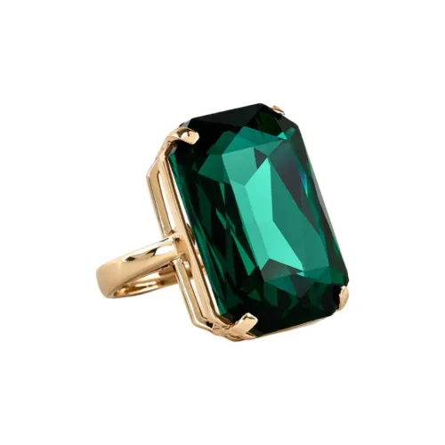 Кольца с драгоценным камнем Kenneth Jay Lane унисекс зеленый