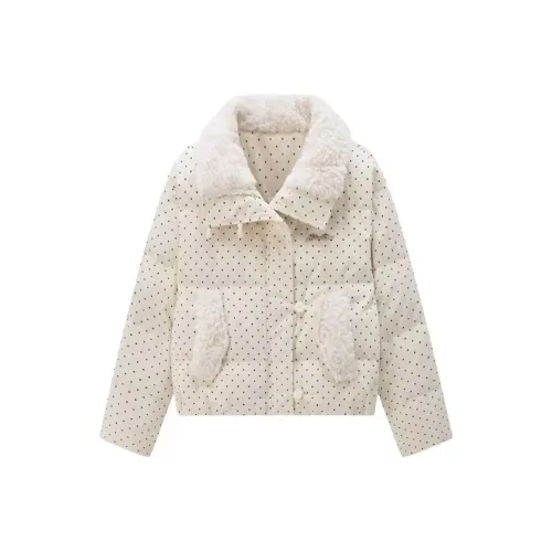 Aghr Белый Женские пуховики