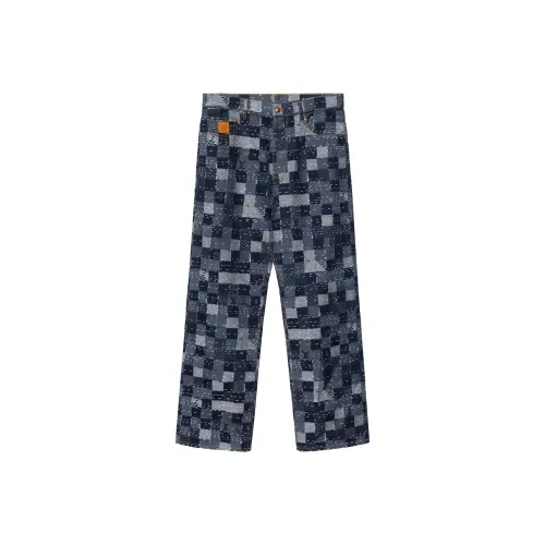 LOUIS VUITTON x NIGO FW25 Джинсы Мужской