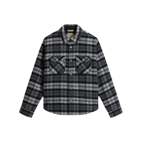 WOOLRICH Серые Мужские Рубашки