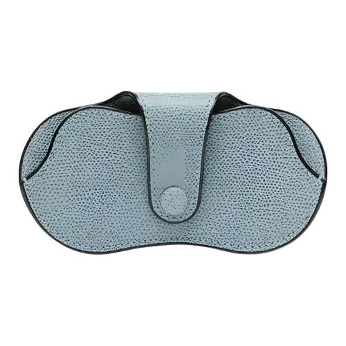 Valextra Millepunte Телячья кожа Чехол для очков Маленький Женские Тлеющий синий