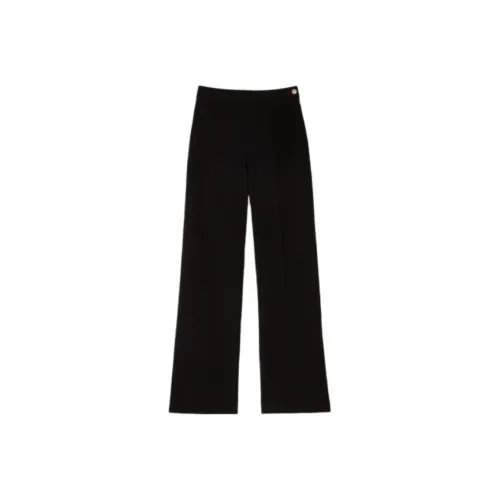 Sandro Черные Женские Повседневные Брюки