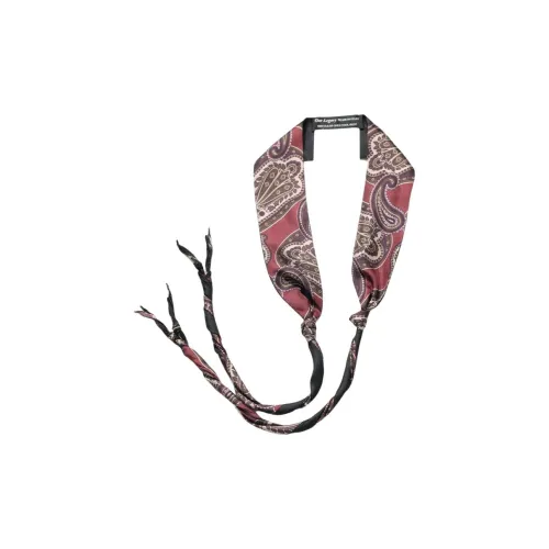 OUR LEGACY Шелковые галстуки Мужской Красный Коричневый