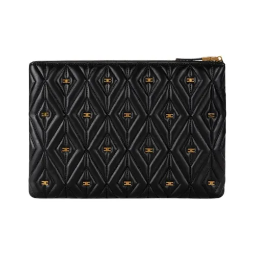 Elisabetta Franchi Синтетический материал Клатч Женский Черный