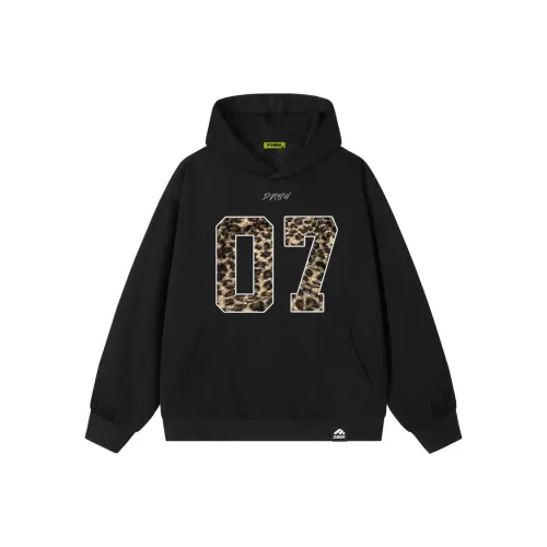 DNBH Американский винтаж бархат леопардовый принт 07 вышивка логотип бренда свободный крой тяжелый пуловер худи унисекс