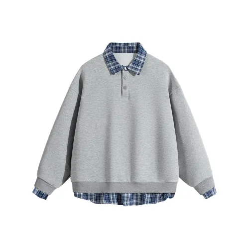 FRLMK Американский винтаж Свободный крой Большой размер Модный Mock Двухкомпонентный свитшот Унисекс