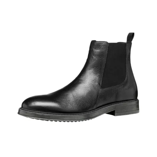 GEOX Henreys Короткий Челси Мужской Черный