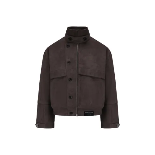 MOO TONAL Темно-коричневые унисекс куртки