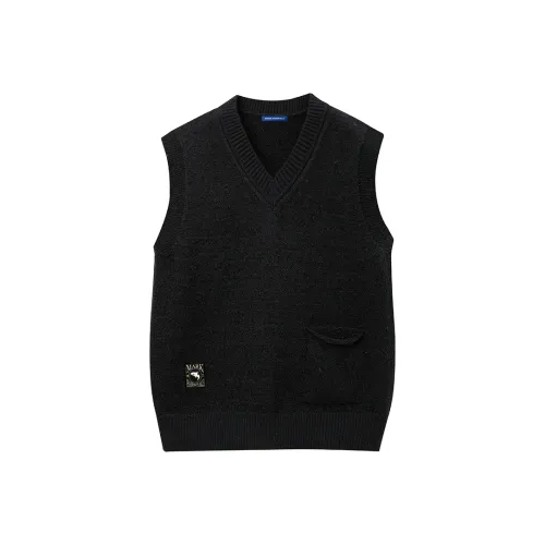 FAIRWHALE V-Neck Vest Sweater Unisex FAIRWHALE В-образный вырез жилет свитер унисекс