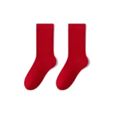 Высокие носки Настоящий красный + Настоящий красный