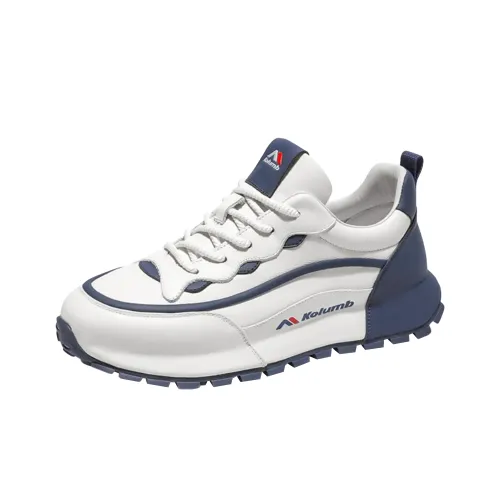 KOLUMB Легкий визуально увеличивает рост Низкий топ Повседневная обувь Мужская