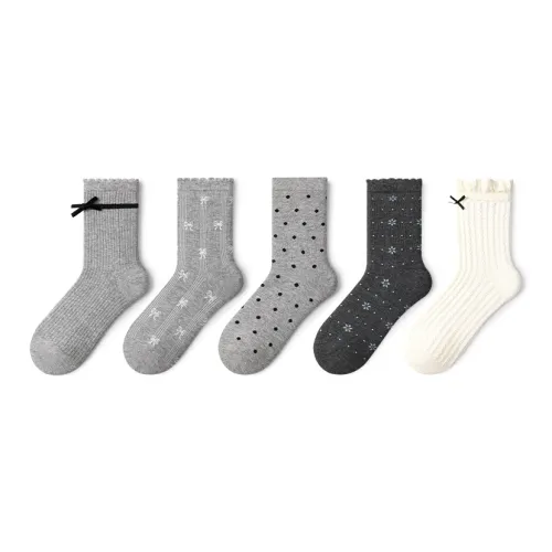 PRIMEET Носки Crew Женские упаковка из 5 пар