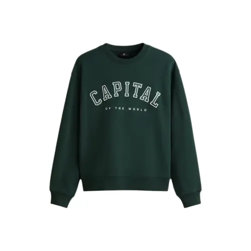 H M Зеленый Мужской Свитшот