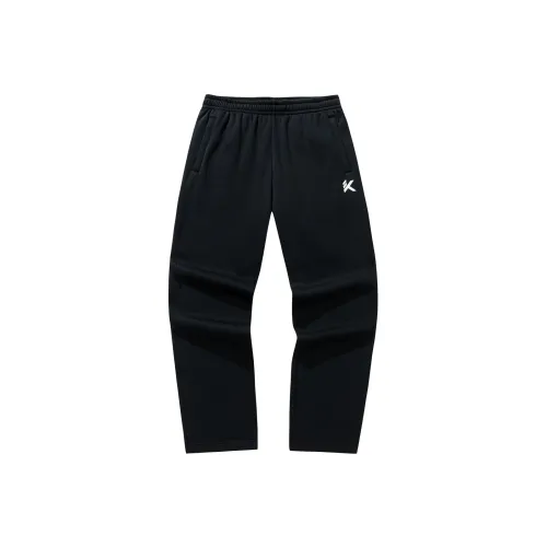 ANTA Вязаные тренировочные брюки мужской основной черный