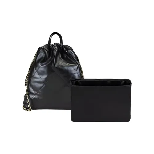 FANJI Ацетат Сатин Сумка Вкладыш Заказной Хранение Внутренний Карман Черный