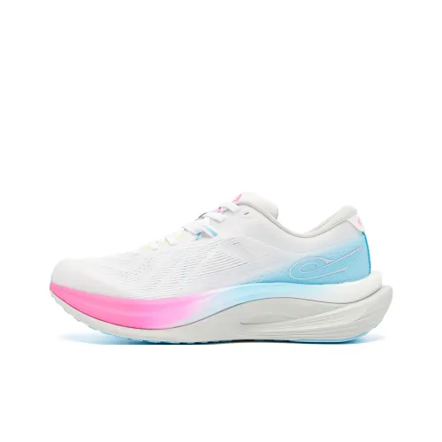 QIAODAN Phantom 2,0 Амортизаторы Slip-resistant устойчивые к истиранию Низкий топ Повседневные Беговые кроссовки Мужские Перистый Синий