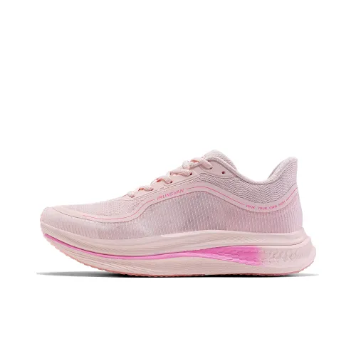 IRUNSVAN Низкий топ беговые кроссовки унисекс персиково-вишневый цвет