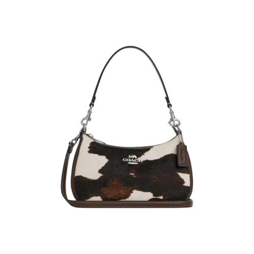COACH Teri Воловья кожа Сумка через плечо Средняя Унисекс Многоцветная