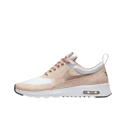 Nike Air Max THEA Low Топ Детские беговые кроссовки Бежевый Подростки