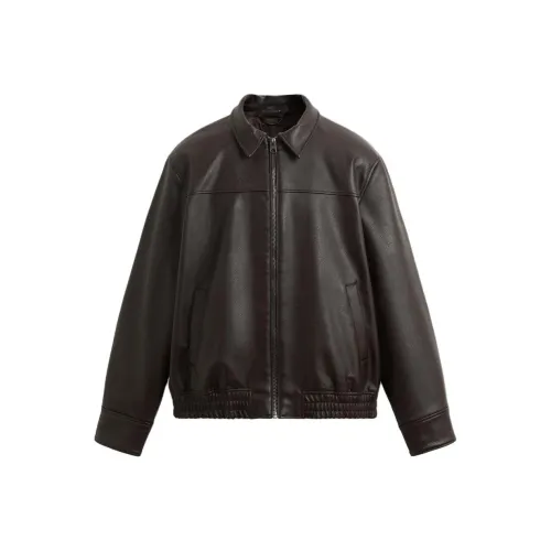 ZARA Шоколад Коричневый Мужской Куртки