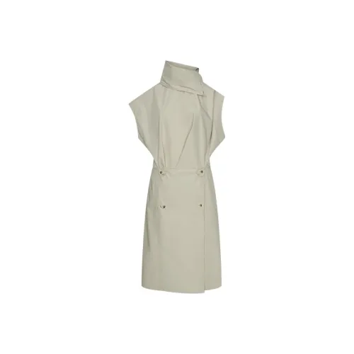 URBAN REVIVO Без рукавов Платье Женское Хаки